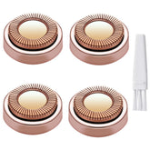 BECHY Gen 1 replacement heads in rose gold plating for smooth facial hair removal