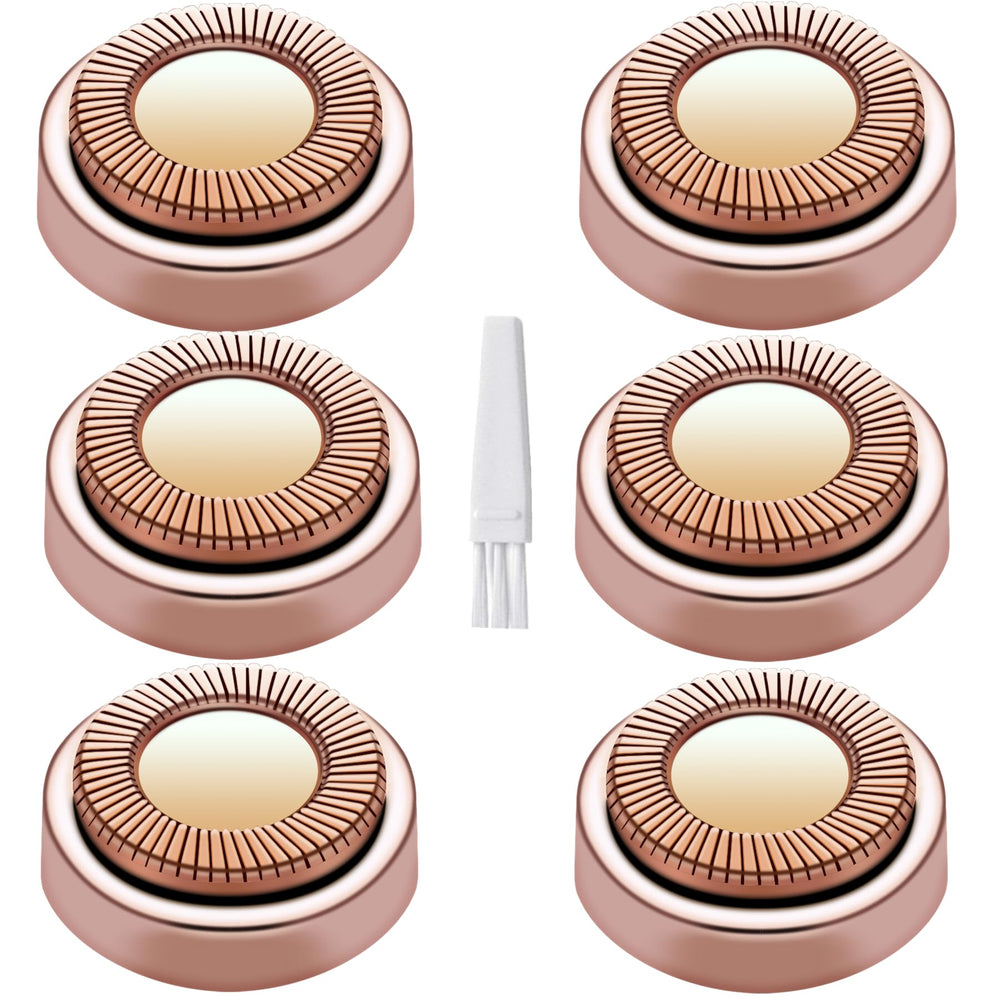 BECHY Gen 1 replacement heads six-pack for Flawless, designed for smooth facial touch-ups