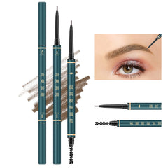 BECHY Thin Eyebrow Pencil tip close-up showing precise 1.5mm micro tip for natural strokes.