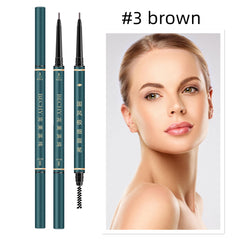 BECHY eyebrow pencil with built-in spoolie end for easy grooming and blending.
