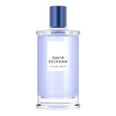 Beckham Classic Blue bottle view highlights sleek design for everyday style.