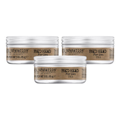 Bed Head Matte Separation Workable Wax on damp hair showing strong, flexible hold
