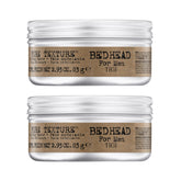 Bed Head Pure Texture Molding Paste on damp hair creates controlled texture.