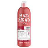 Bed Head Resurrection Shampoo, vertido-botella, suaviza y facilita lavado diario.