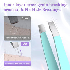 Bedace precision tips close-up show a tight grip for fine hair.