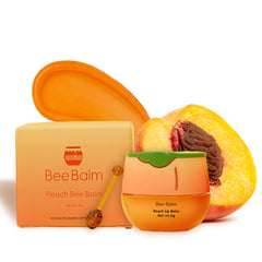 Bee Balm Bálsamo Labial Original con durazno para hidratación intensa de labios