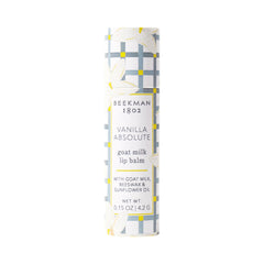 Beekman 1802 balsamo-labial Vanilla Absolute en tubo de papel protege lo natural