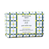 Beekman 1802 Goat Milk Soap Fresh Air bar for a refreshing cleanse and moisturized skin.
