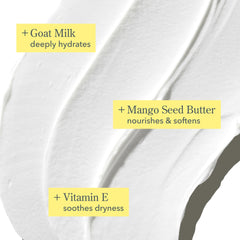 Beekman 1802 Pure Whipped Body Cream texture close-up for moisturized skin