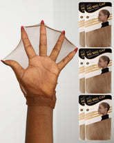 BEEOS Brown Skinlike HD Wig Cap pack shown for daily wig prep and rotation.