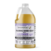 Beessential lavender 64oz refill bottle for long-lasting hand care with aloe and honey.