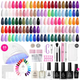 Beetles Gel Polish 85-piece kit for at-home manicures and style exploration