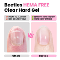 Beetles 9 in 1 jelly pink builder gel with rosy translucence for overlays