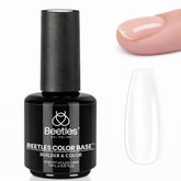 Beetles base goma transparente para uñas, refuerza uñas