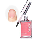 Beetles Base Uñas Rosa Transparente: cobertura natural para uñas ligeramente dañadas.