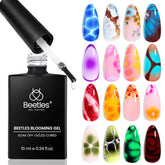 Beetles Blooming Gel marble effect for elegant spreading patterns on nails