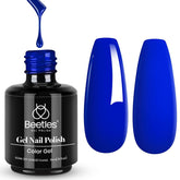 Beetles Sapphire Love gel polish bottle showing royal blue shade