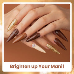 Beetles Gel Polish tono carne: color suave para uñas naturales.