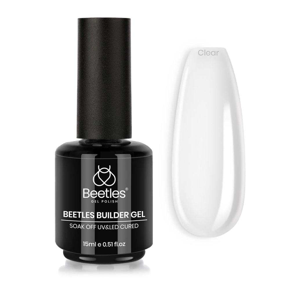 Beetles Builder Gel: botella transparente lista para uso en casa