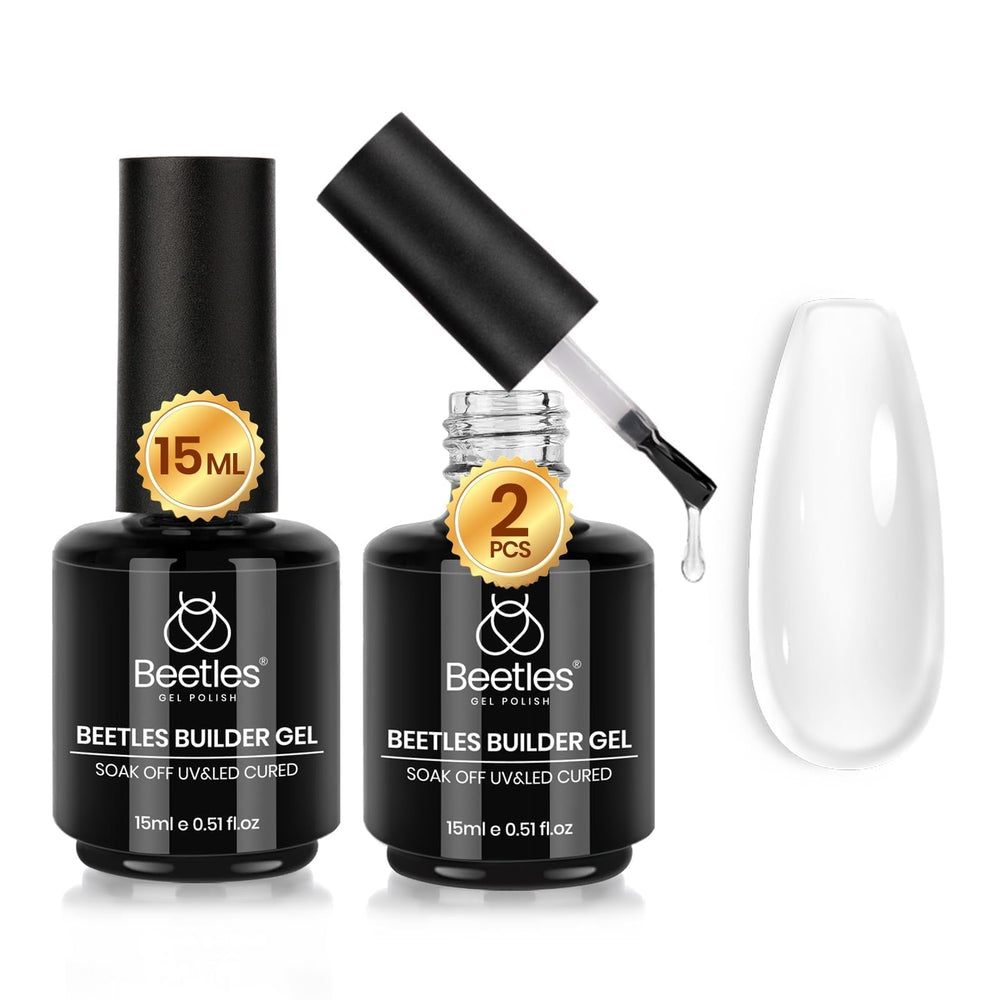 Beetles Builder Gel: dos frascos claros para uso casero