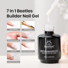 Beetles Builder Gel producto ligero que fortalece uñas con acabado natural