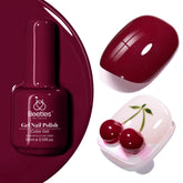 Beetles Burgundy Red Gel Polish bottle shows rich wine shade for at home manicure