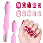 Beetles Cat Eye Magnet Heart Head enables crisp heart-shaped effects on nails.