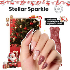 Beetles Gel Polish Glitter Marrón: acabado elegante para looks discretos