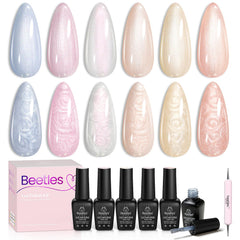 Beetles esmalte en gel perlado para uñas elegantes