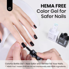 Beetles Esmalte Gel, botellas que coinciden con el color interior para selección rápida