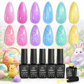 Beetles set de esmalte gel perlado para uñas con acabado iridiscente