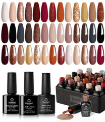 Beetles Esmalte Gel Versos de Rosas: paleta de 20 tonos para uñas.