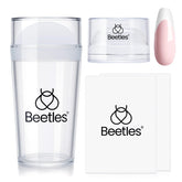 Beetles Estampador Frances de Uñas, tamaño largo, ideal para diseños amplios.