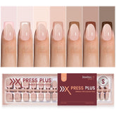 Beetles frances-moca-mousse para uñas con acabado elegante