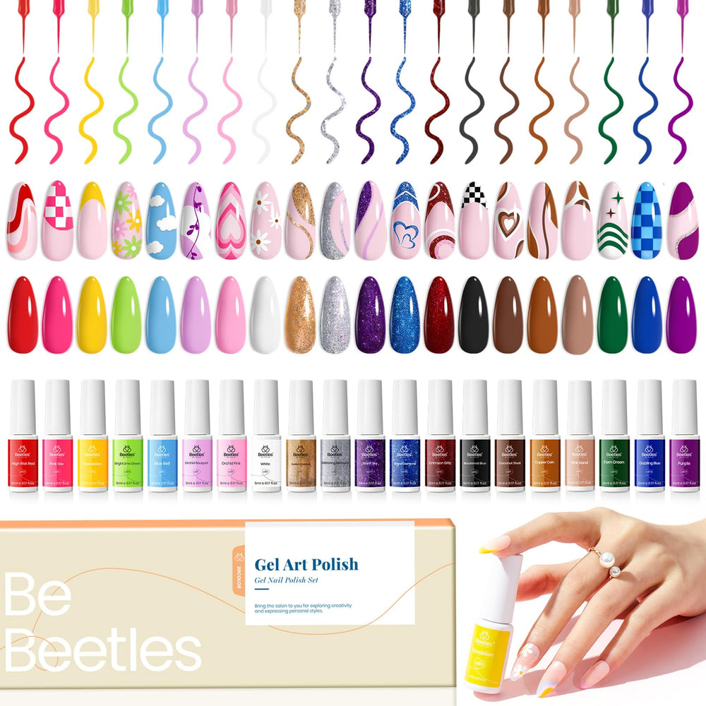Beetles French Tip Gel Liner Set for versatile at-home manicure.