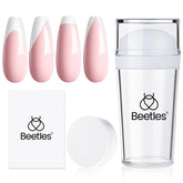 Beetles clear stamper enables precise home manicure prints.