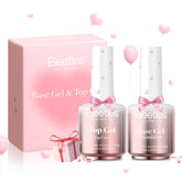 Beetles Gel Base Top Coat Set packaging highlighting festive gift appeal