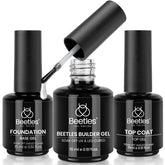 Beetles gel de construcción 15ml kit para extensiones de uñas con acabado suave y duradero