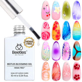 Beetles Blooming Gel, efecto floración para diseños florales en uñas.