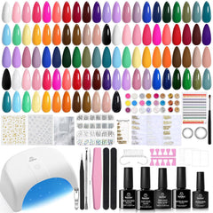 Beetles Gel Nail Kit color swatches for at-home manicures