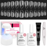 Beetles Gel Nail Kit Short Almond Gift Spree ready for at-home gel nails