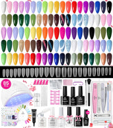 Beetles gel nail polish kit contents for a complete at-home manicure setup.