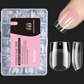 Beetles Gel Nail Tips paquete de 288 piezas para uñas uniformes y duraderas.