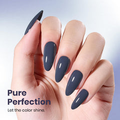 Beetles Gel Polish, acabado de brillo alto para un look pulido.