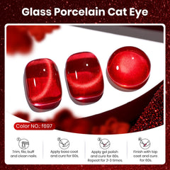 Beetles Gel Polish efecto ojo de gato con imán para crear destellos