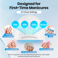 Beetles gel polish lamp LED array delivers uniform curing across nails