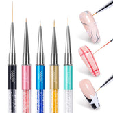 Beetles Gel Polish liner brush 5mm for precise fine lines.