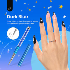 Beetles Gel Polish liner brush 9mm delivers bold, balanced strokes.