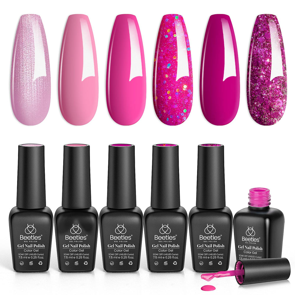 Beetles Pink Angel paleta rosas para uñas elegantes y versátiles