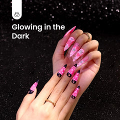 Beetles hot pink gel polish easter pink glow for festive nails